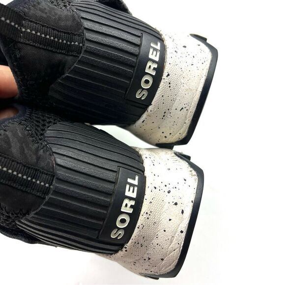 Sorel Black and White Women's Sneakers - Picture 7 of 9